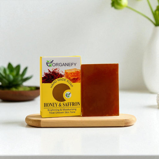 Organefy Honey & Saffron Soap