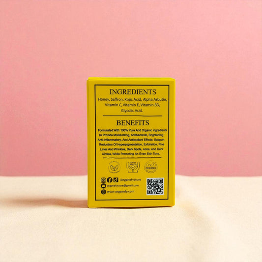 Organefy Honey & Saffron Soap