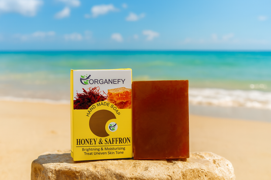 Organefy Honey & Saffron Soap